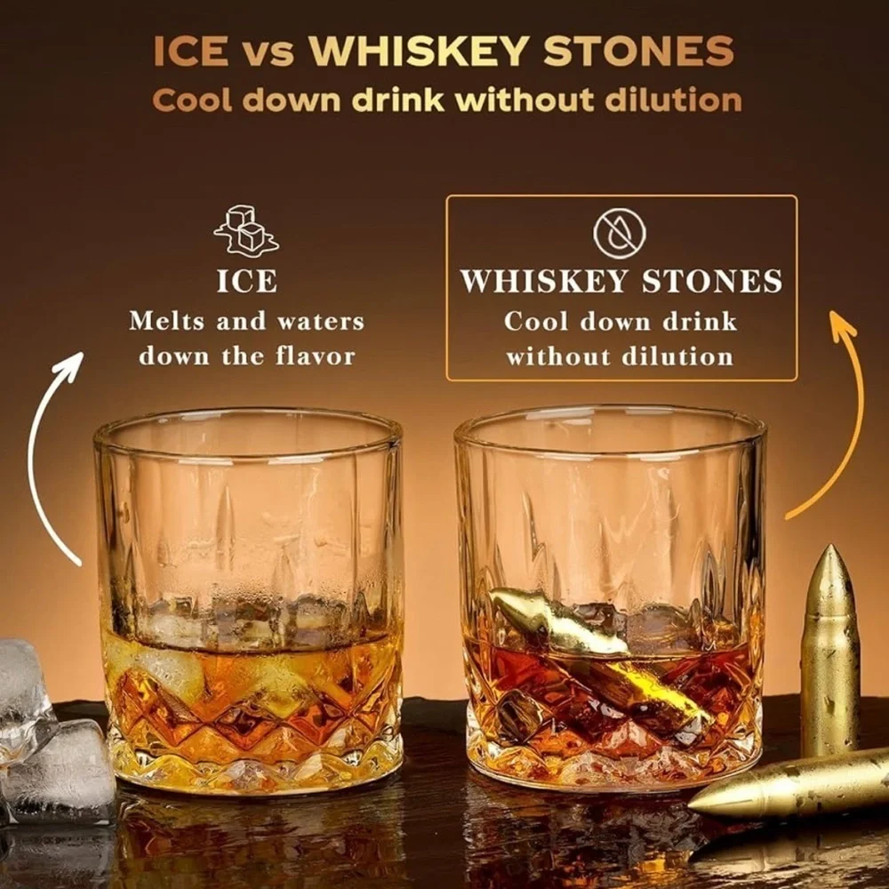 Whiskey Chilling Bullet Set - Best Dad Ever